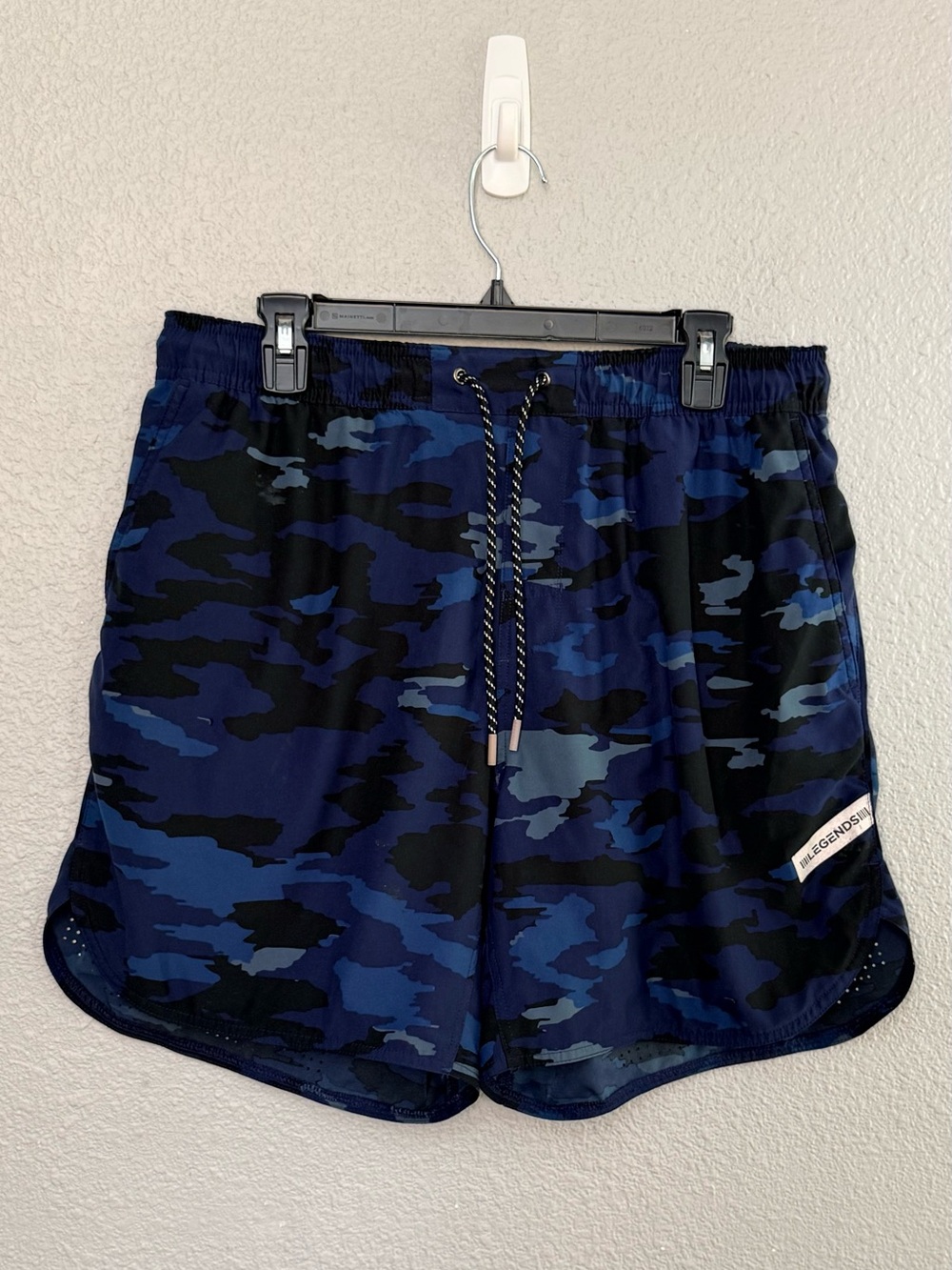 Legends | Luka Performance Shorts w/Liner | Blue Camo | Size XL